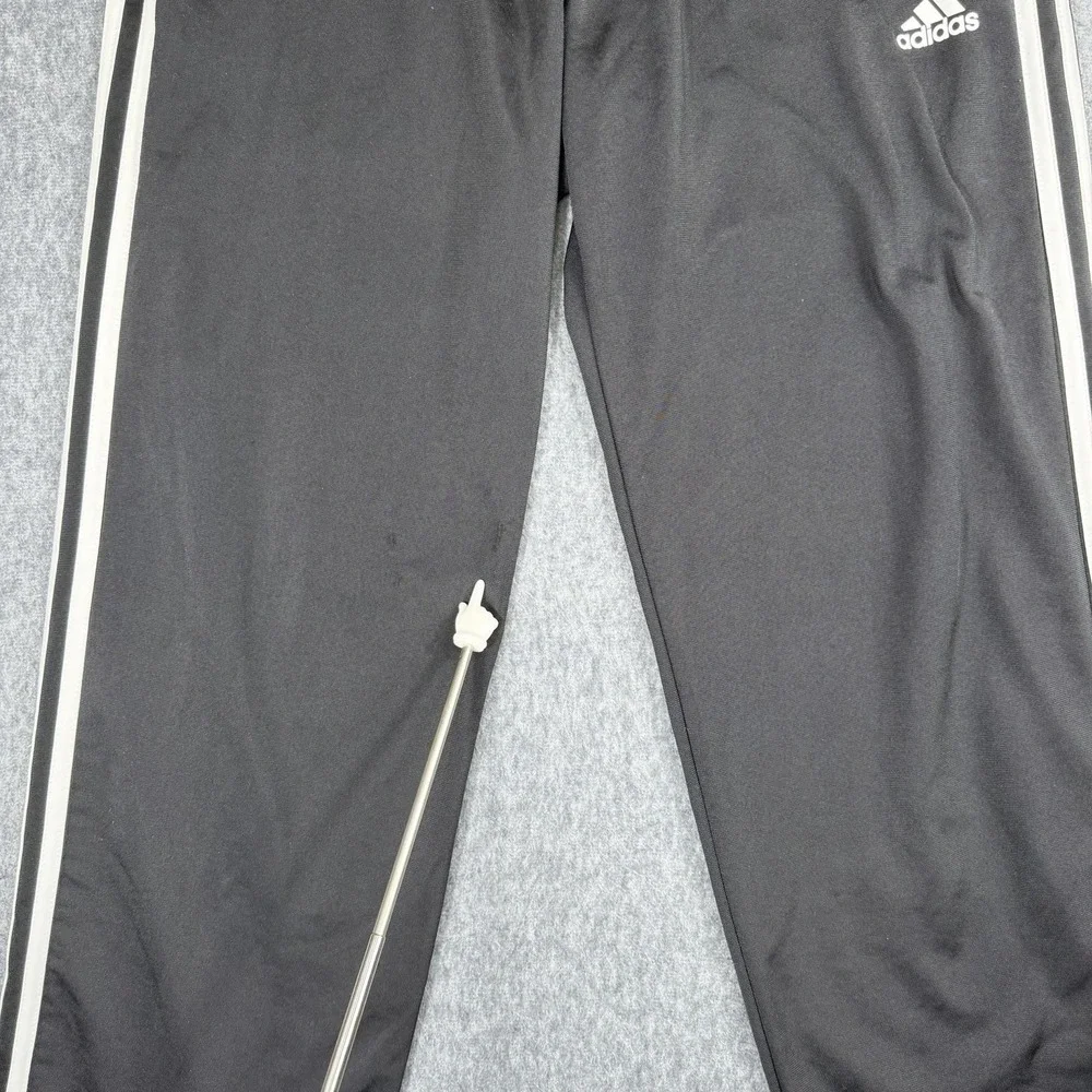 Adidas Pants Mens M Black Primegreen Essentials Open Hem Warm Up‎ Soccer Track